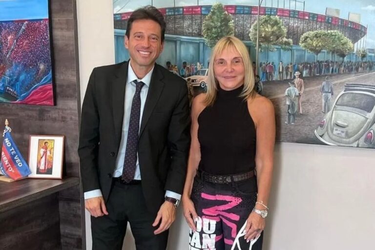 Habló María José Scottini, la mujer que aparece en el video con Moretti, presidente de San Lorenzo