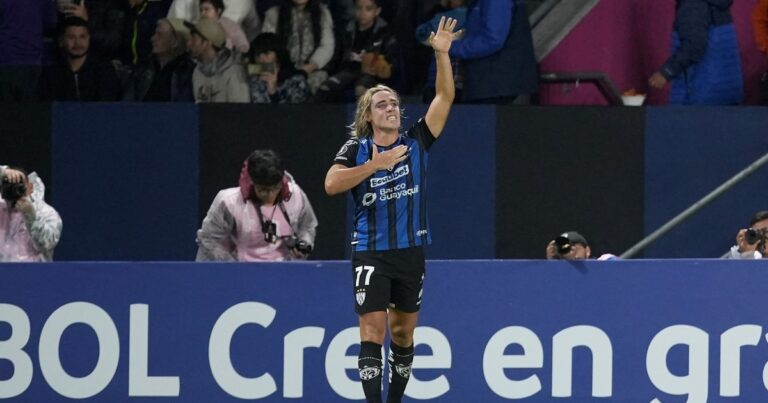 Spinelli, de escapar de la guerra en Ucrania a convertirle un doblete a River en la Libertadores