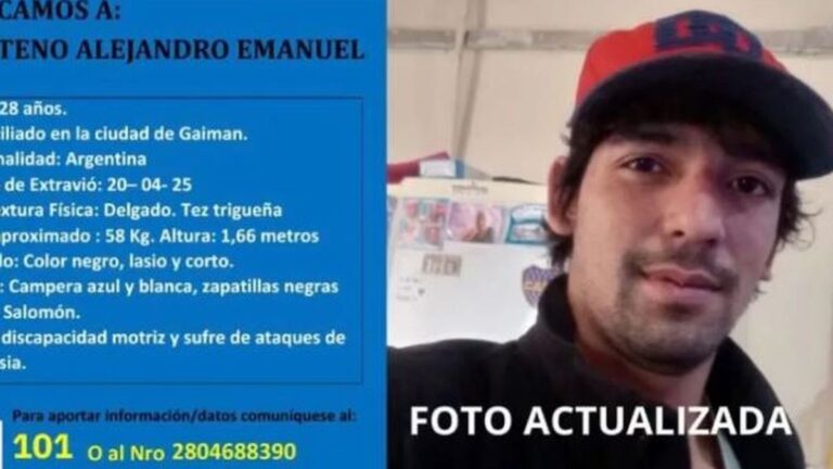 Habrían visto a Emanuel Centeno en una estación de servicio en Comodoro