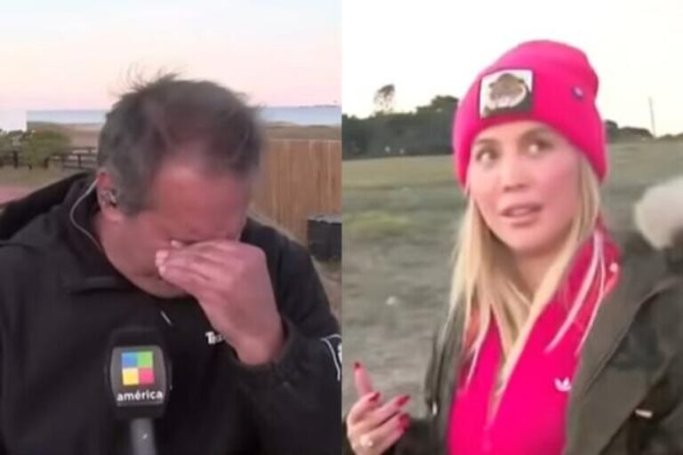 «Vine por vos»: el conmovedor gesto de Wanda Nara con un periodista que se descompensó en vivo