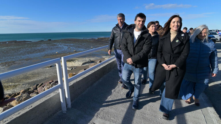 Inauguraron el muro de contención costero para proteger al Hospital Alvear