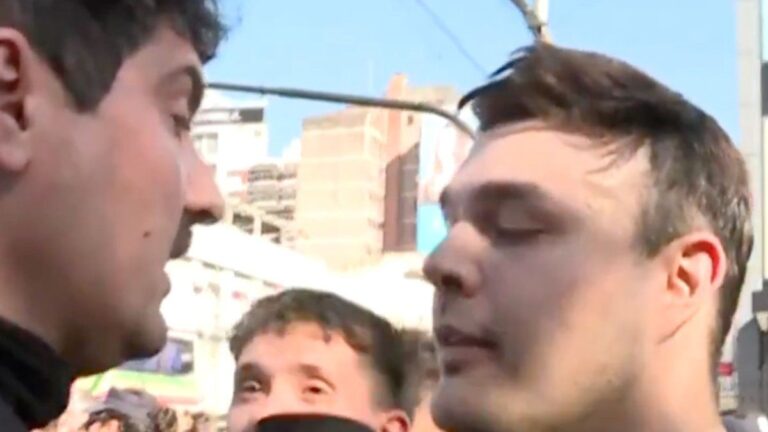 Libertario se quejó de los incidentes en Lomas de Zamora pero agredió al periodista de C5N: «Me tenés miedo?»