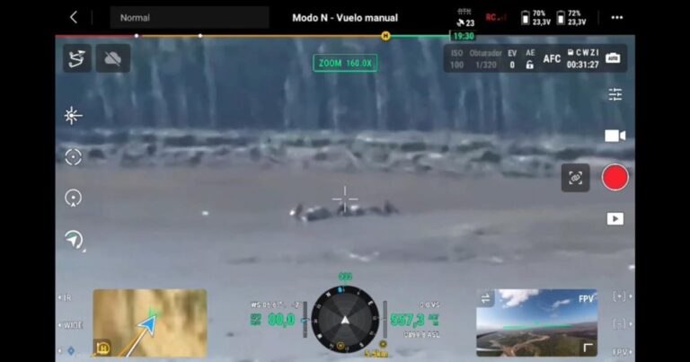 Con un dron sobre el río, en media hora incautaron 7 kilos de cocaína, 3.000 de hojas de coca y 70 mil atados de cigarrillos