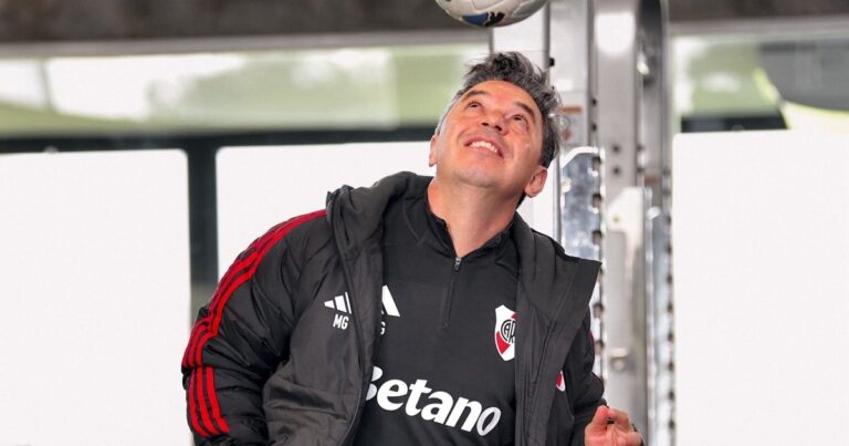La buena noticia que recibió Gallardo en el entrenamiento de River