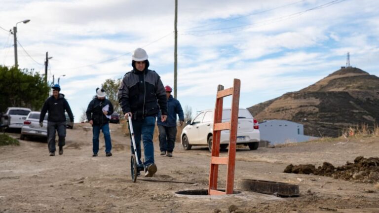 Laprida ya cuenta con una ampliación de la red colectora cloacal