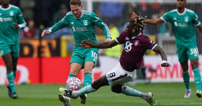 Superado el susto con Alexis Mac Allister, el Liverpool iguala sin goles ante Burnley